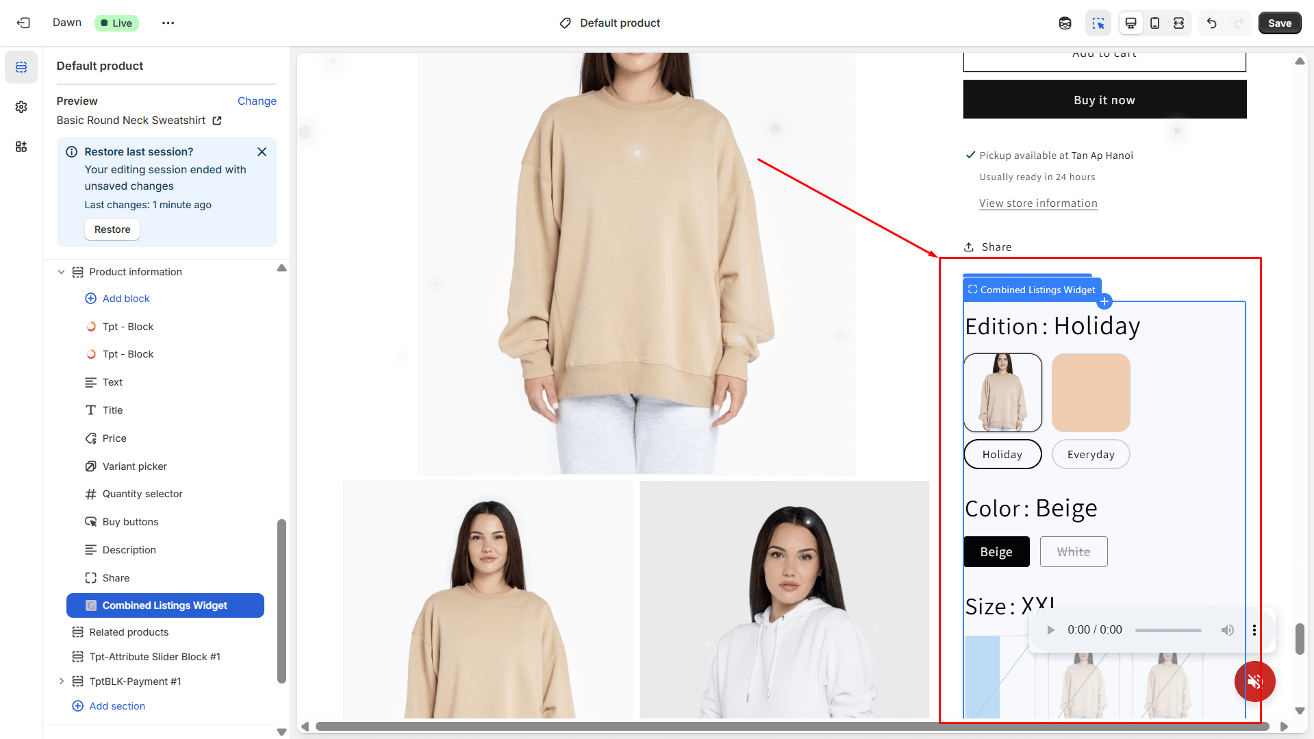 Grouptify - Combined Listings