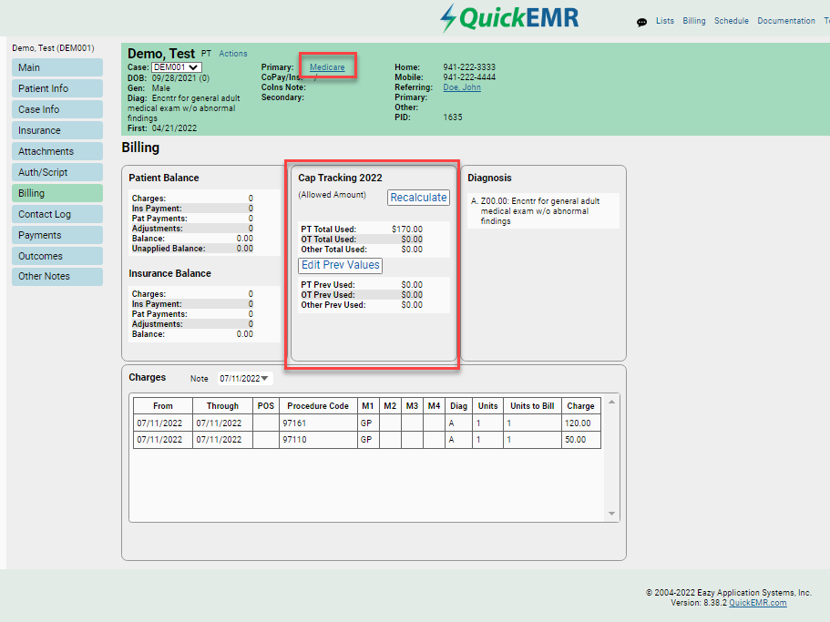 Adjusting the Medicare Cap Tracking for the Current Year