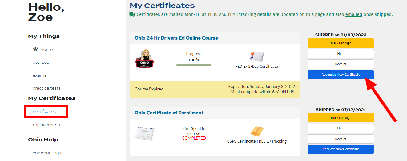 Ohio Abbreviated Adult Driver Training Course