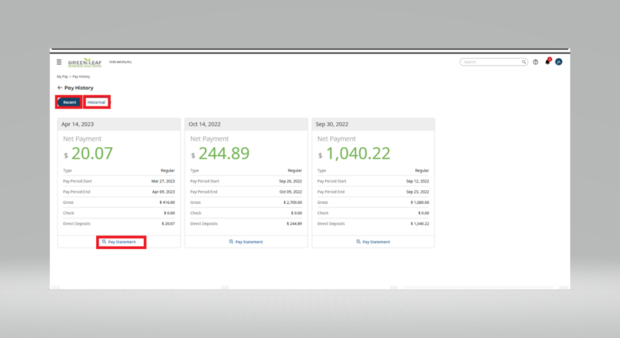 Pay Statements – How to Access Historical Pay Statements