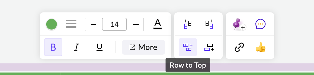 Adding rows and columns to a table 