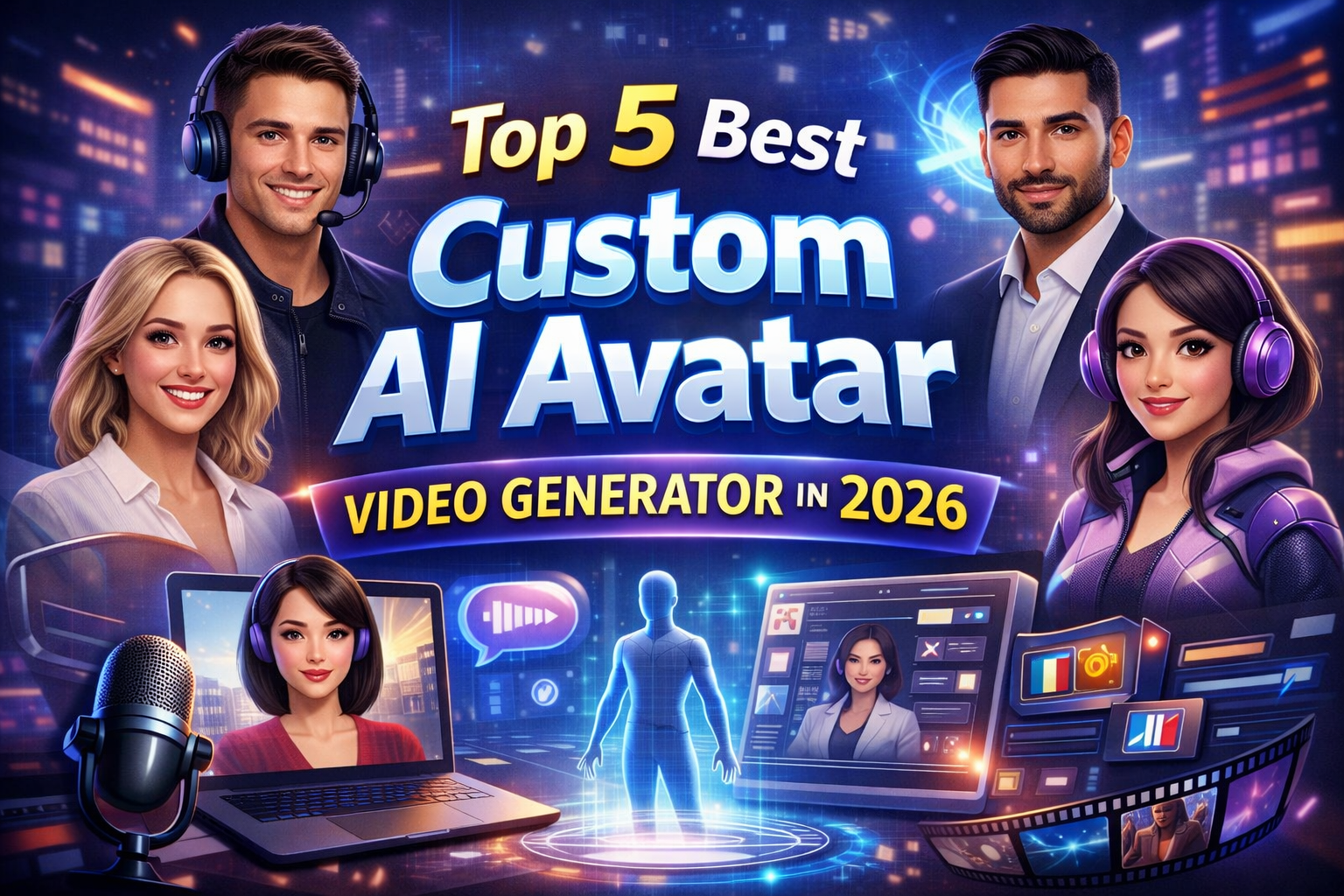 Top 5 Best Custom AI Avatar Video Generator