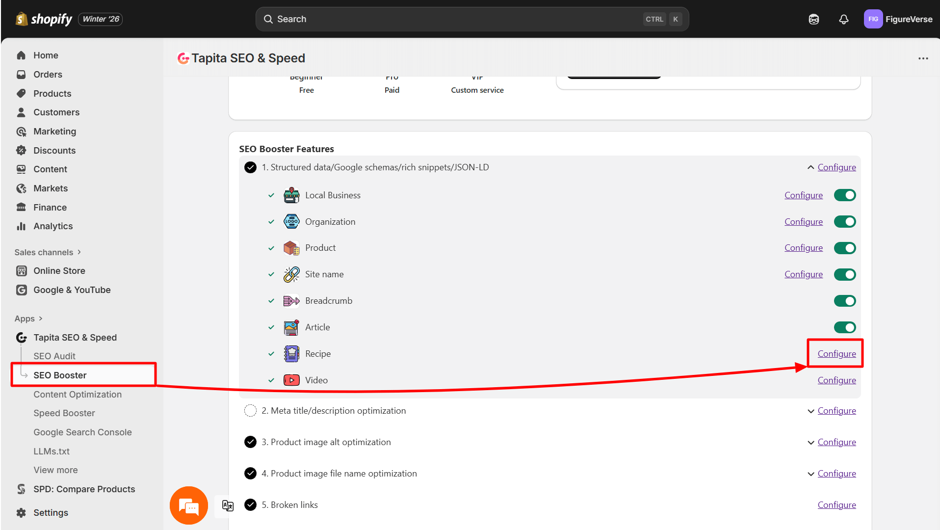 Accessing the schema
