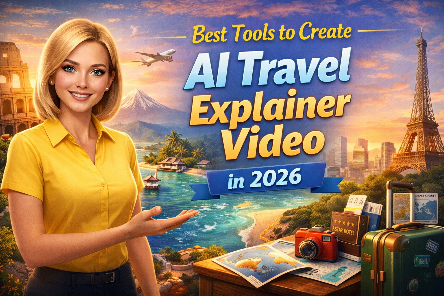 Best Tools to Create AI Travel Explainer Video