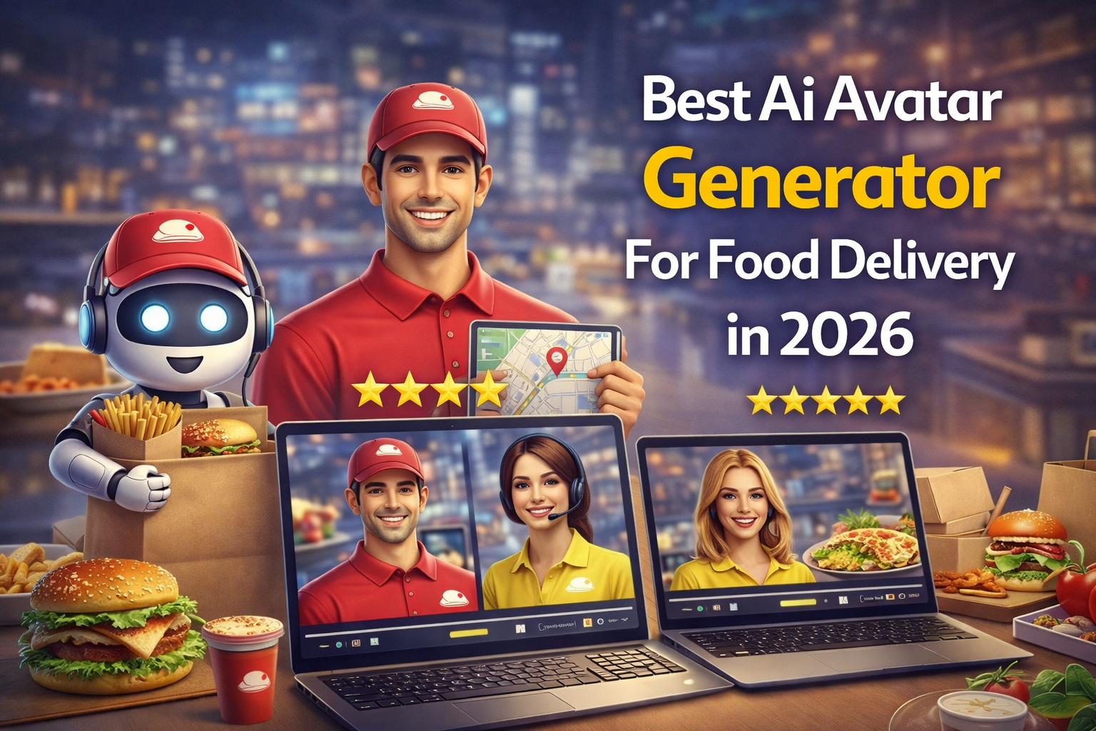 Best AI Avatar Generator For Food Delivery