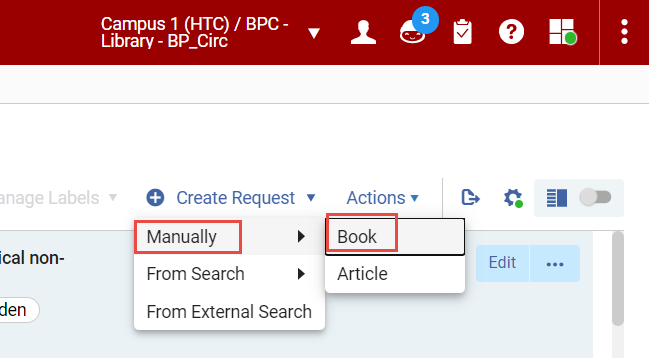 Select manually and then book