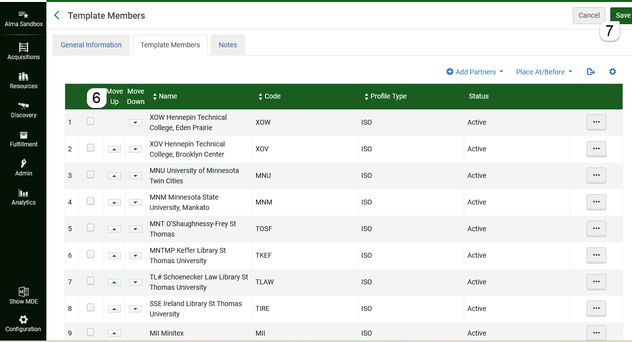 List of libraries can be moved on the rota