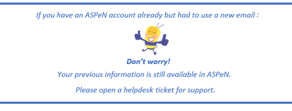If you have an account but had to use a different email don't worry your previous information is still available. 