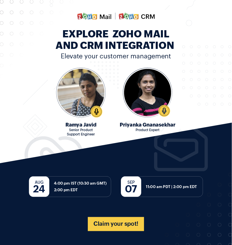 Zoho Mail - CRM Integration
