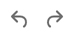 Undo and redo icons