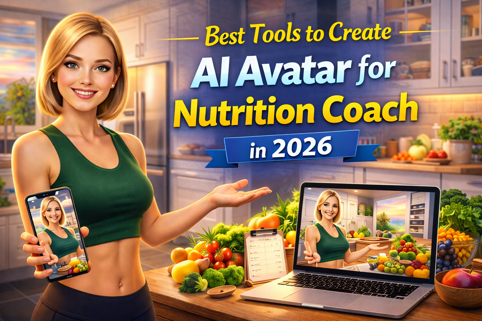 Best Tools to Create AI Avatar for Nutrition Coach