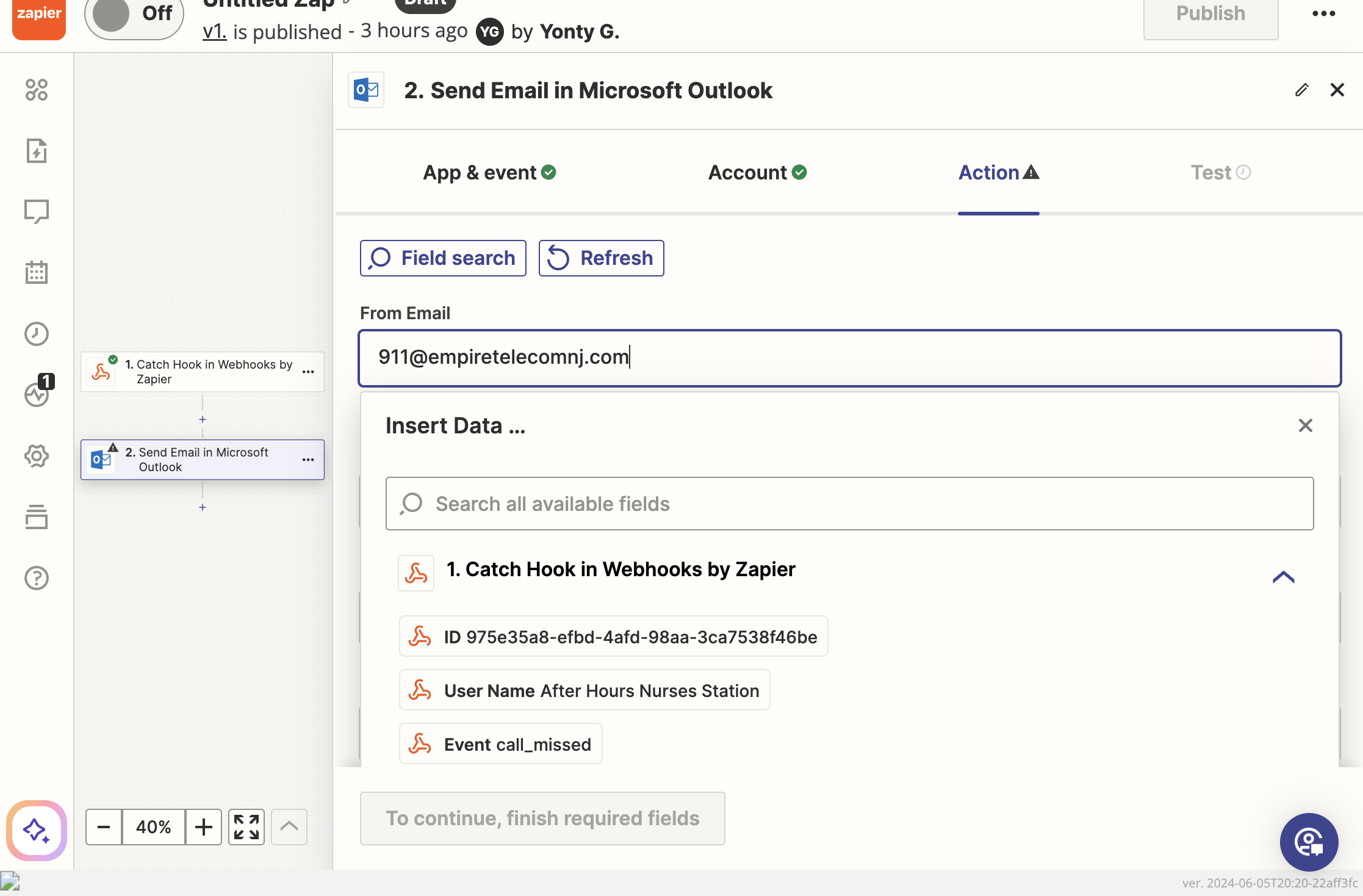 Step 15 screenshot