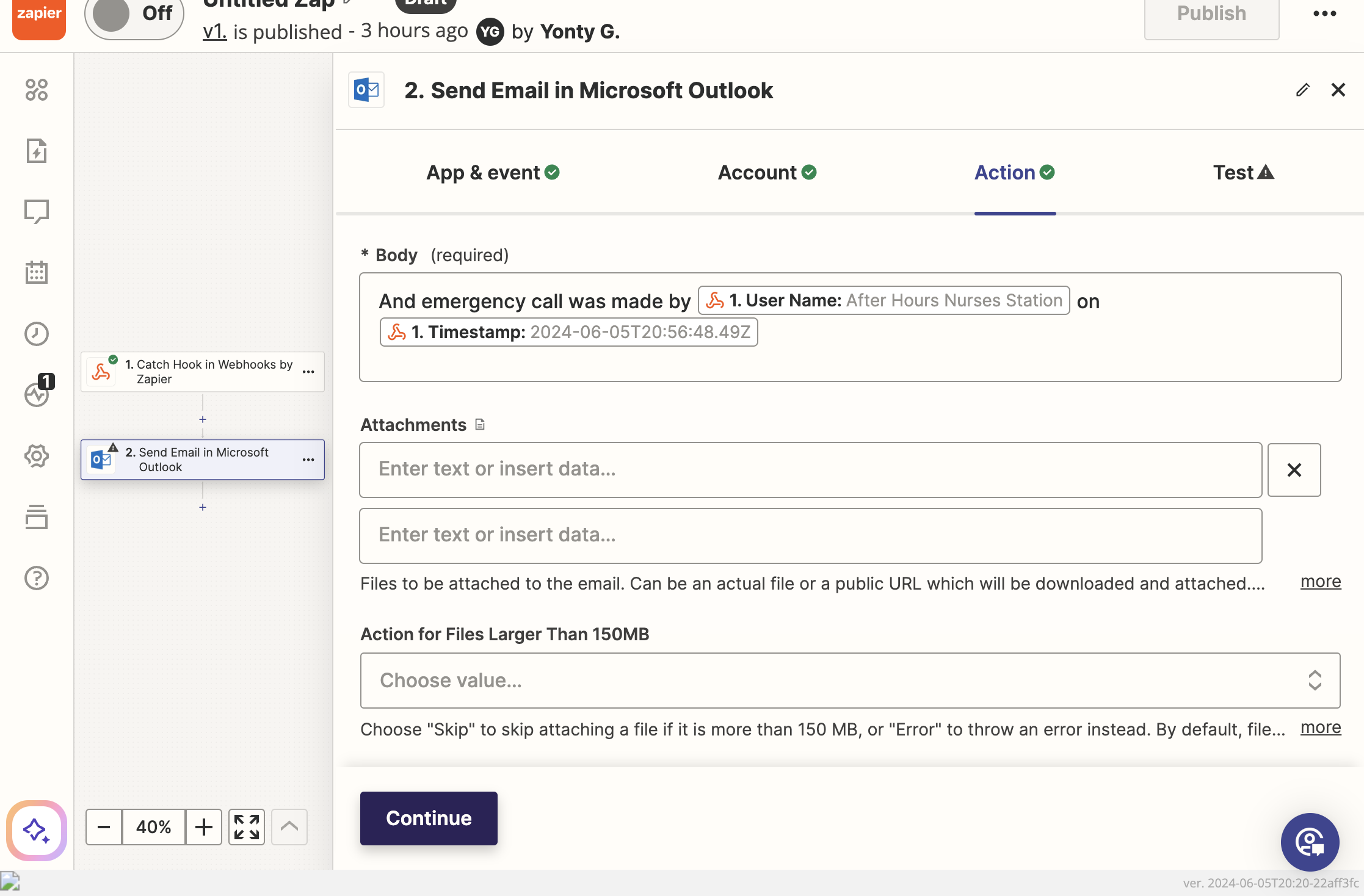 Step 21 screenshot