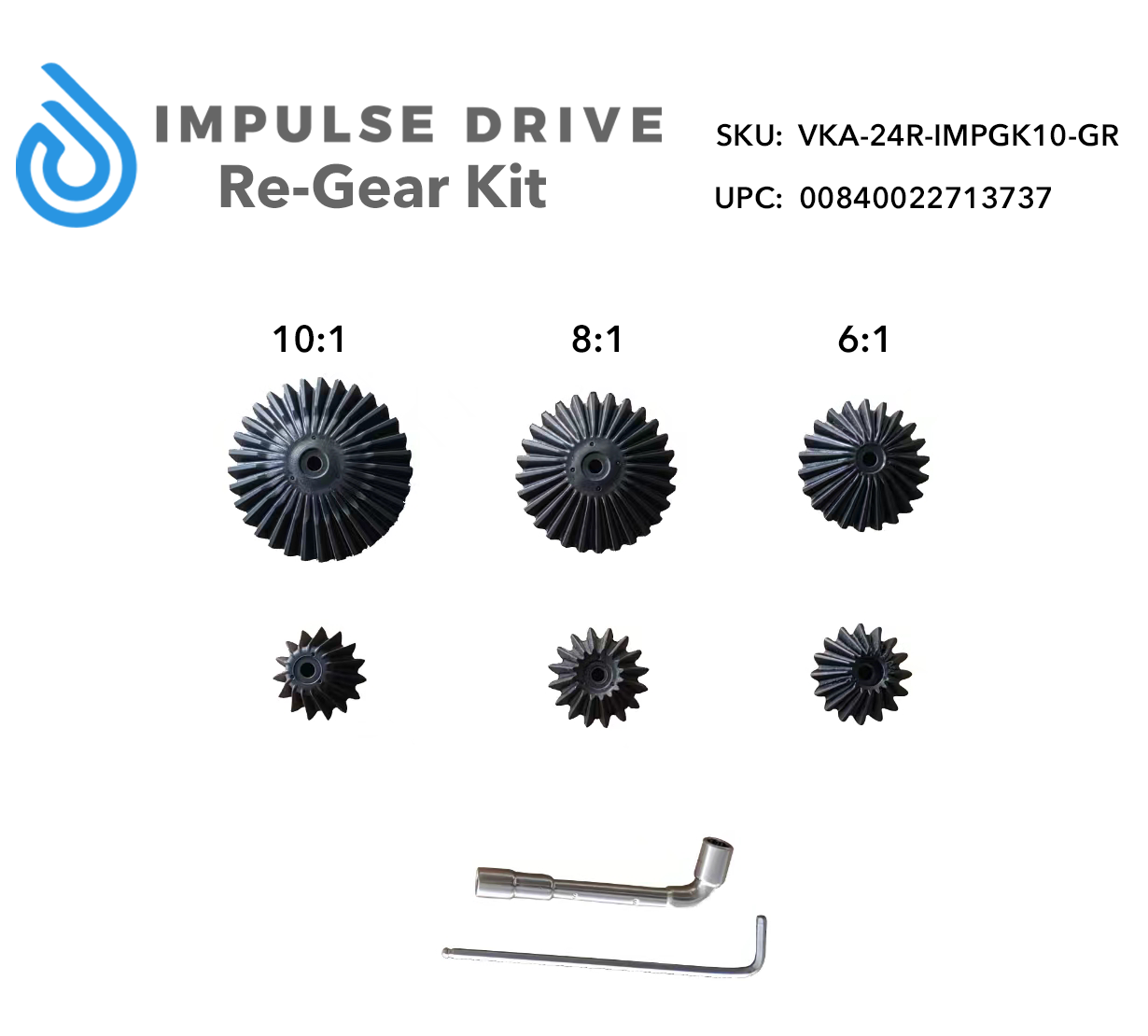 re-gear kit for impulse drive