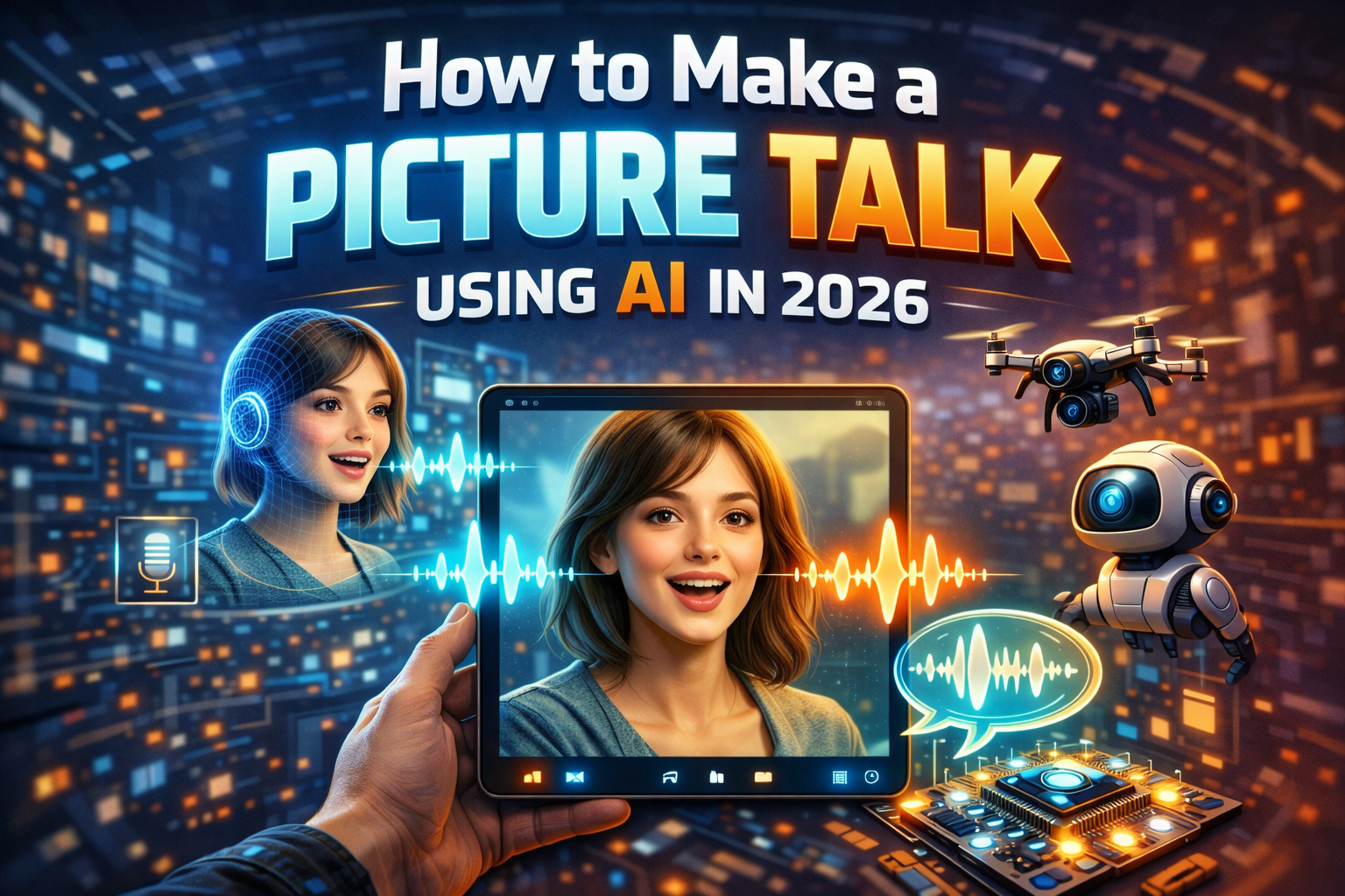 How to Make a Picture Talk Using AI
