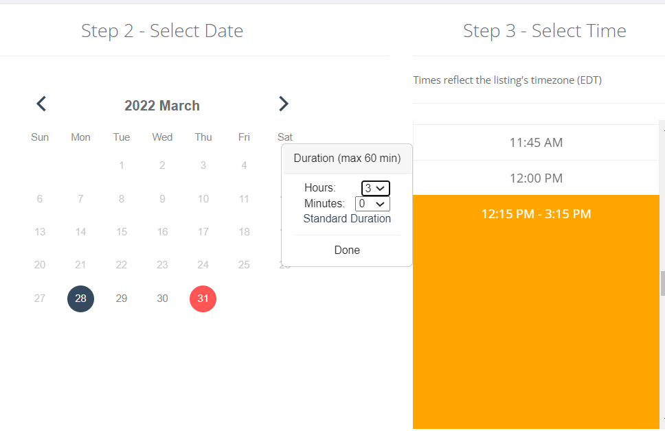 can-i-schedule-a-showing-for-longer-than-one-hour