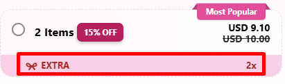 Edit Quantity Breaks offers