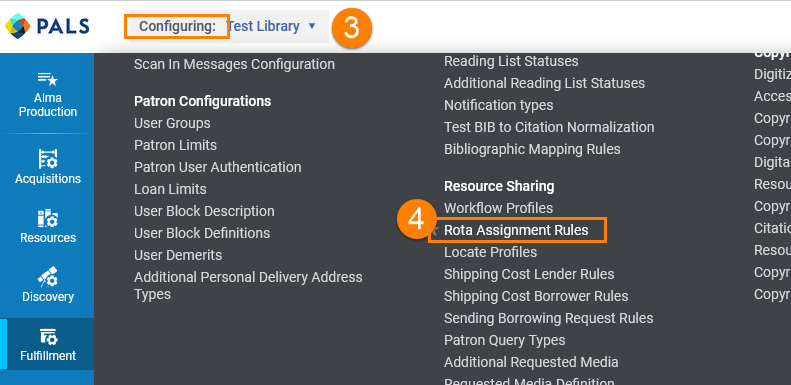 Location of Rota Assignment rules 