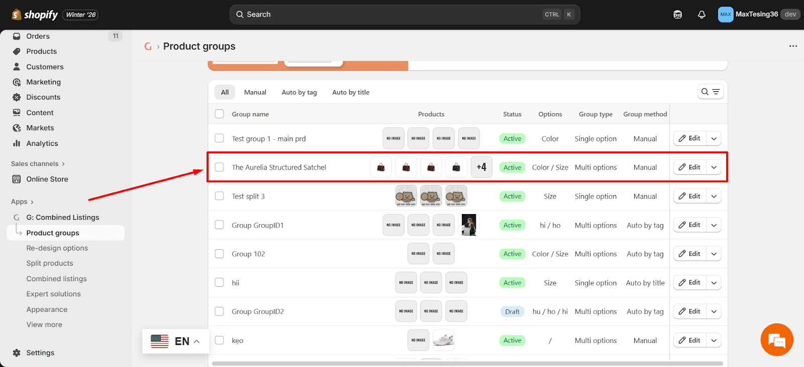 (2) In Product Groups
