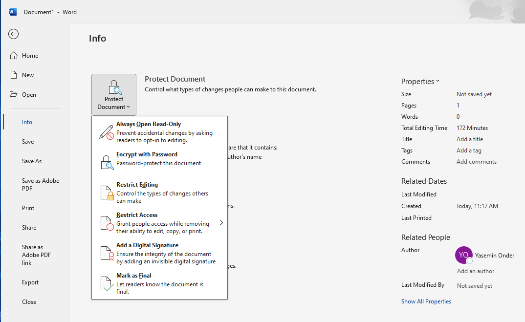 Panel under protected Document 