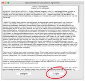 Zebra Browser Print licence agreement