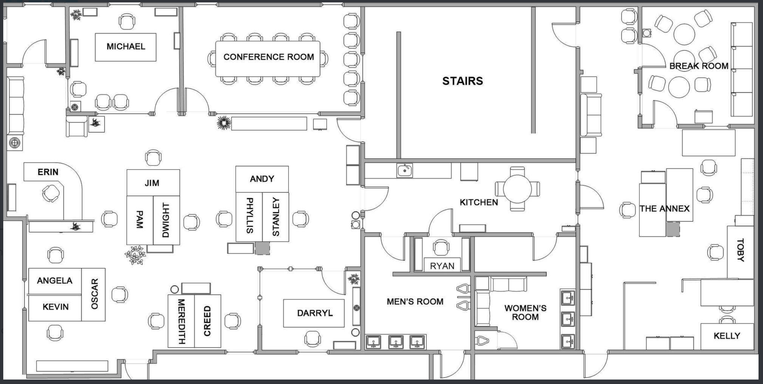 Main Office Floor Plan