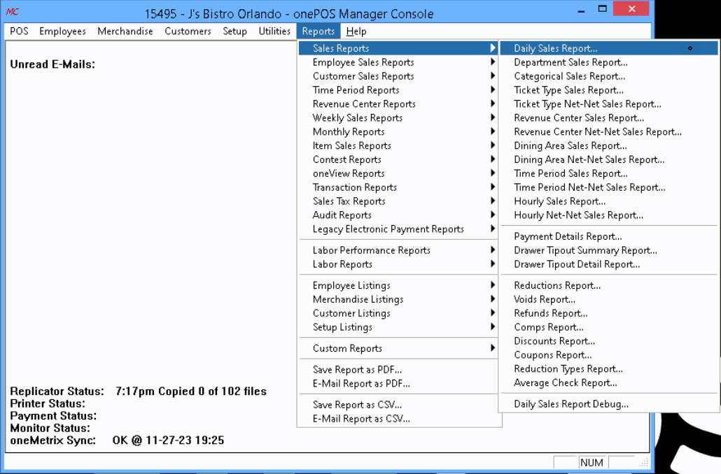 How to Pull a Report from the Management Console