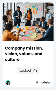 Locked course tile example