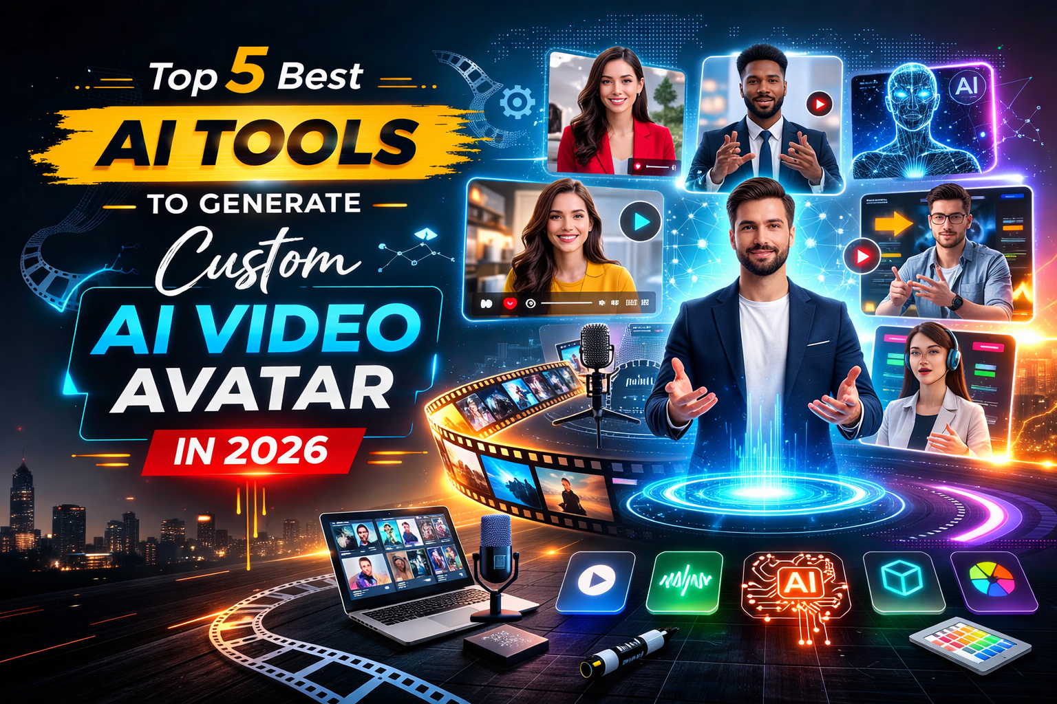 Best AI Tools to Generate Custom AI Video Avatar