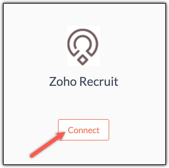 Connect Zoho Recruit