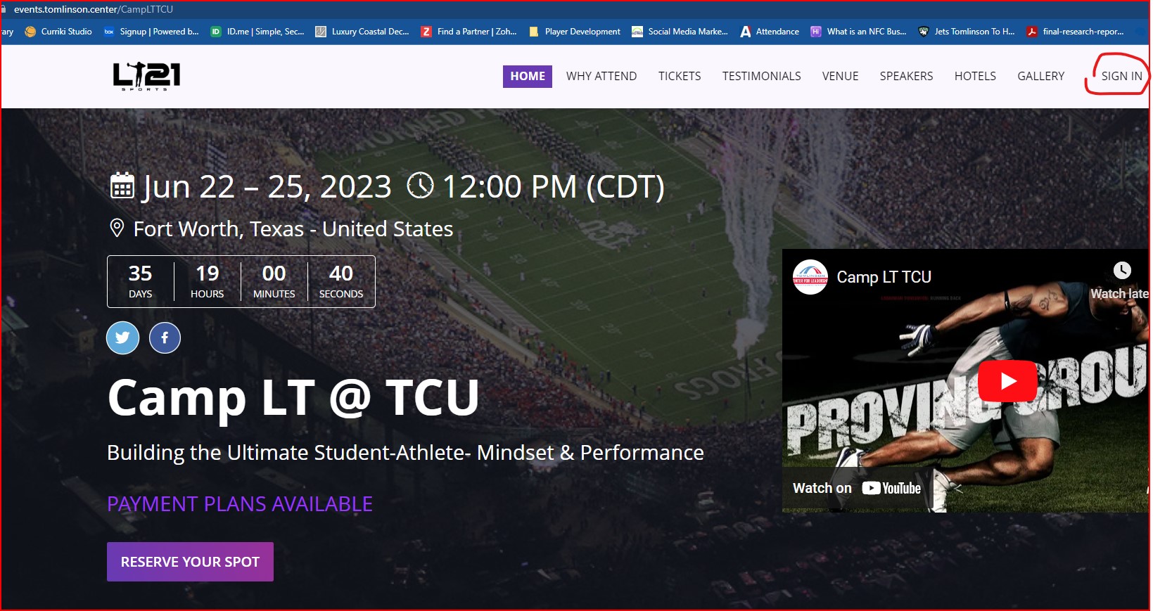 How do I check the Status of My Registration, Tickets, Orders, Edit Roommate Preferences etc.?
