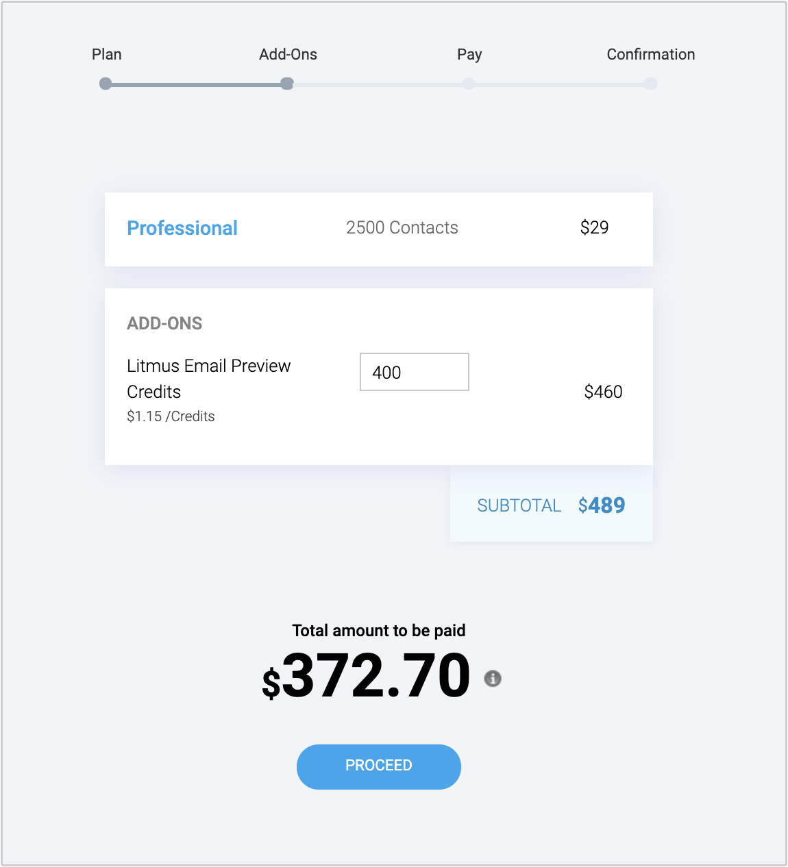 litmus purchase