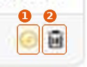 Icons for a domain pending approval