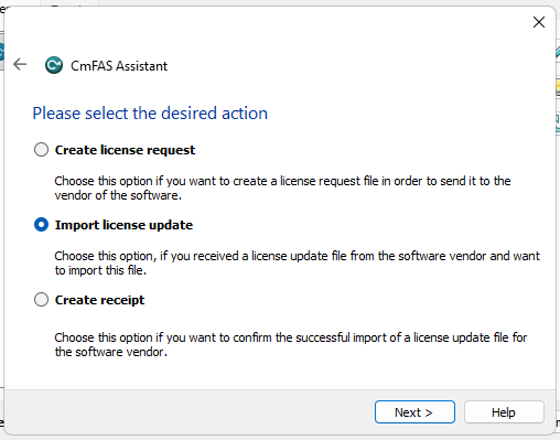 Import License Update