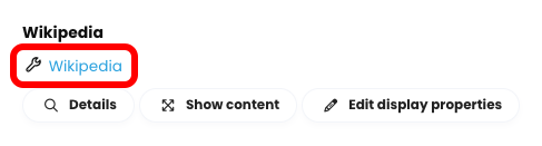 Course, Resources page with the Tool link highlighted for a tool