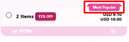 Edit Quantity Breaks offers