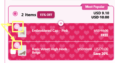Edit Quantity Breaks offers