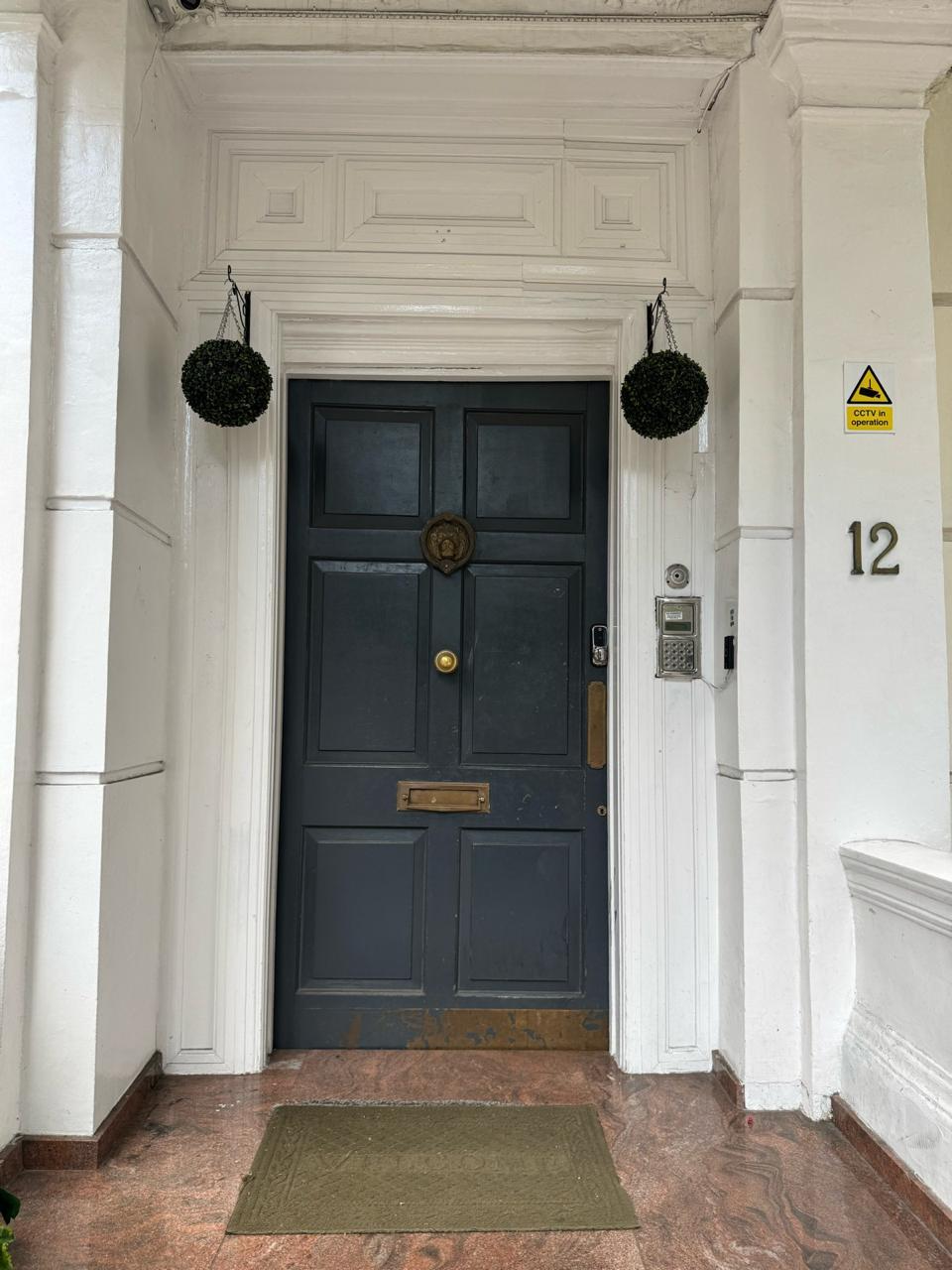 Main entrance door