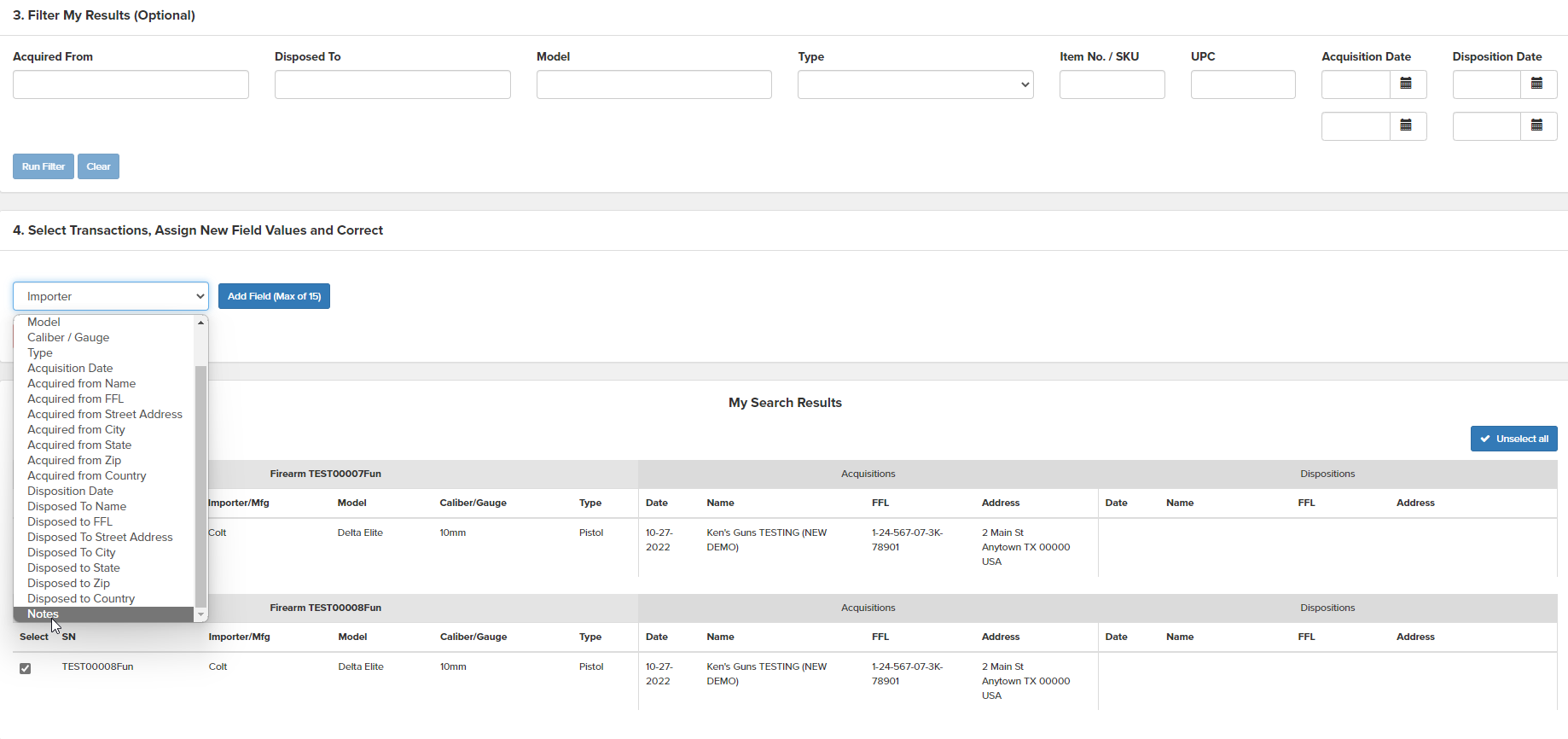 eBound - Bulk Corrections