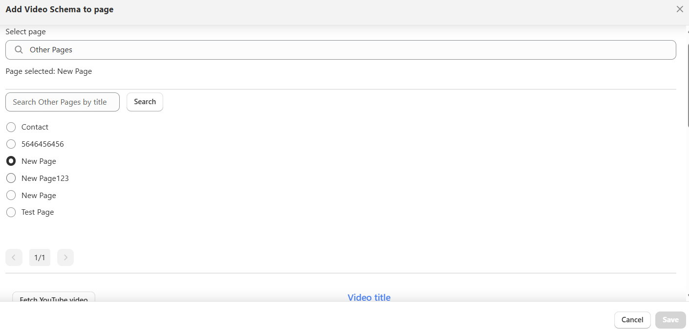 Video Schema Guide in Tapita SEO & Speed