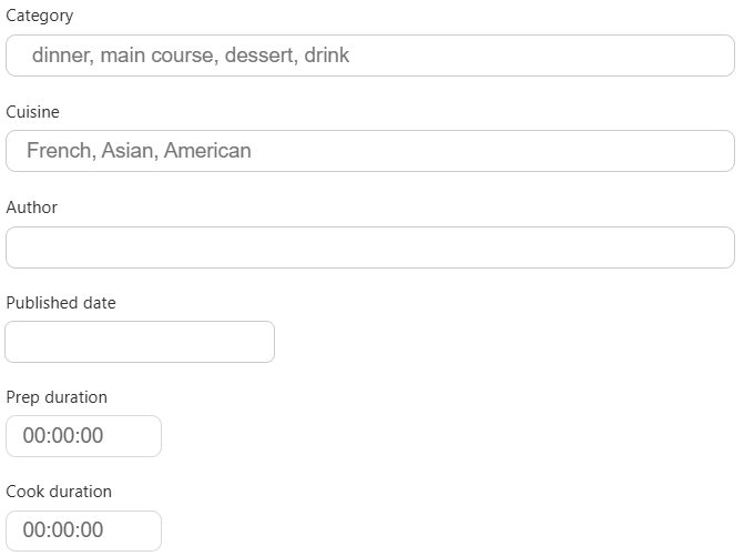 Recipe Schema Guide in Tapita SEO & Speed