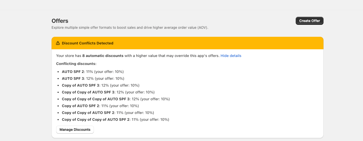 How to Fix the Shopify Discount Conflicts
