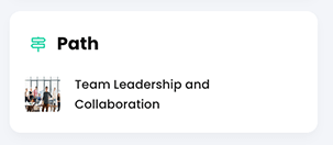 Path widget as it would display in a course that is a part of a Path