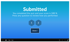 The submitted screen