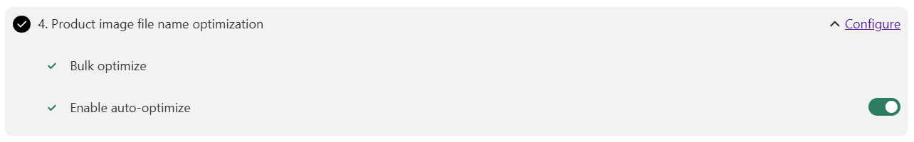Product image file name optimization