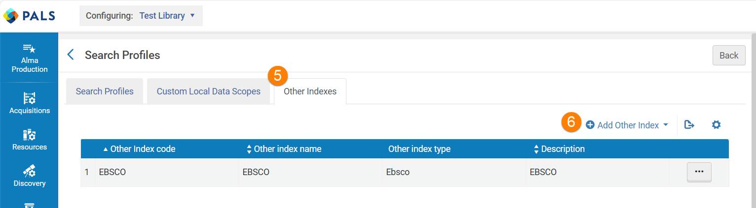 Add other index