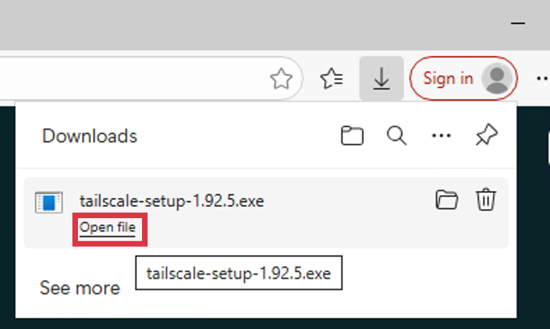 Install Tailscale