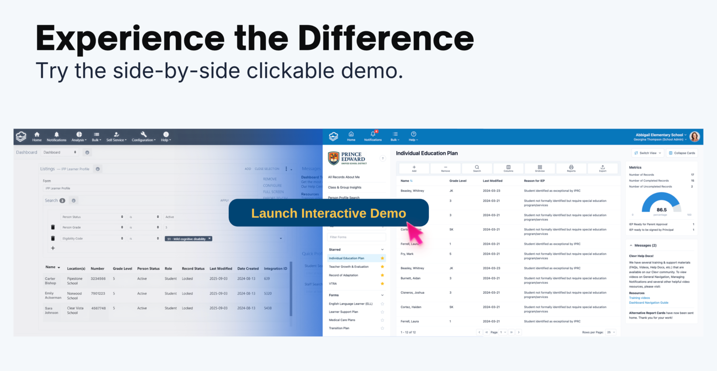 clickable demo