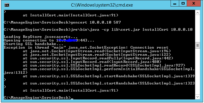 Internal exception java net socketexception connection reset что делать windows 10 minecraft