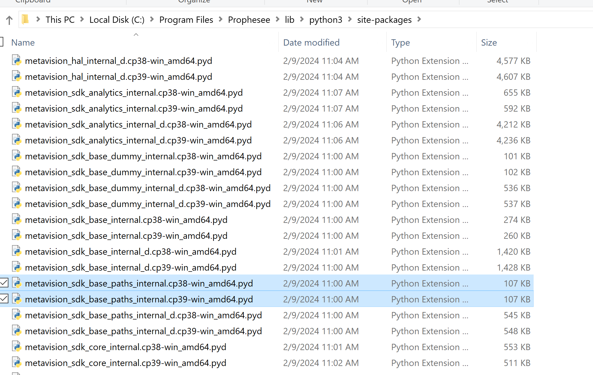 Error gotten while finding modules in Python samples